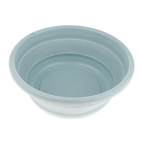 낚시를 위한 라운드 라이트 싱크가 있는 접이식 접을 수 있는 그릇, 블루 4, PP 폴리 프로필렌 TPE