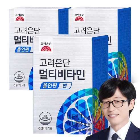고려은단 멀티비타민 올인원 맨, 60정, 3개