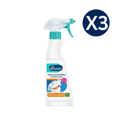 닥터베크만 얼룩제거 스프레이(데오 땀) 250ml X3, 3개