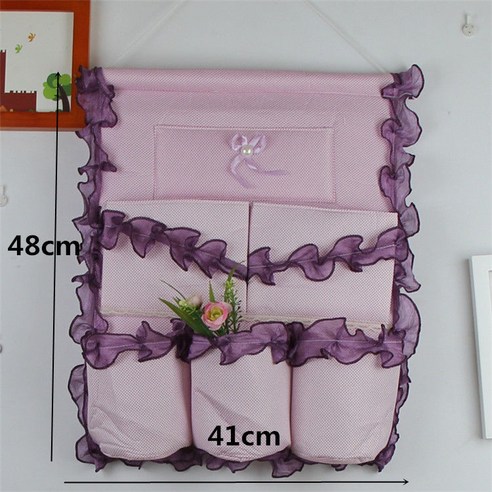 수납봉투 벽걸이 옷장 가정 벽걸이 문 뒤 기숙사 침실 다층 벽걸이 수납봉투, 6605