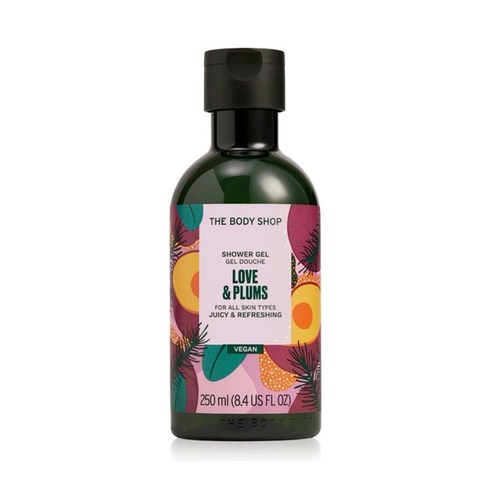 더바디샵 러브 & 플럼스 샤워젤, 250ml