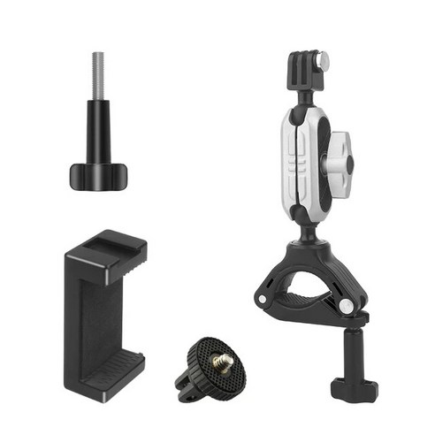 오토바이 핸들 바 거치대 매직 암 자전거 미러 마운트 브래킷 액션캠 11 9 DJI OSMO ta360 액션 카메라용