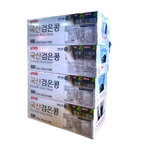 삼육두유 국산검은콩두유190mlx24팩x4트레이, 190ml, 96개