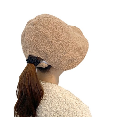 니즈백 여성 양털 버킷햇 벙거지 모자