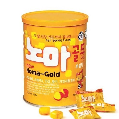 삼아제약 노마골드 츄정 3.9g x 60정 어린이 멀티비타민/무기질