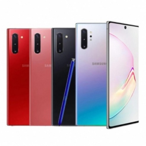 삼성전자 갤럭시 노트 10 Galaxy Note 10 자급제 공기계, 256GB, 레드