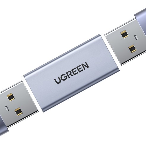 유그린 메탈케이스 USB3.0 A F to F 연장 젠더 커플러, 5개, US381