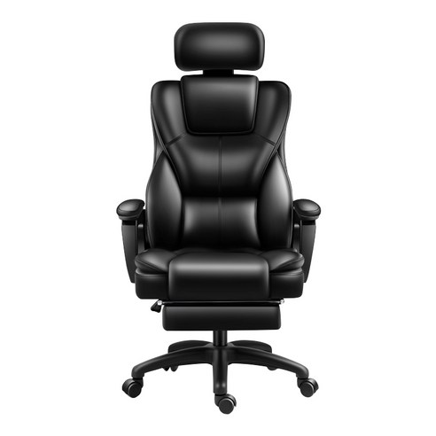 YINUO 컴퓨터 의자 높이 조절 가능한 사무용 의자 승강 의자 게임 의자, 블랙