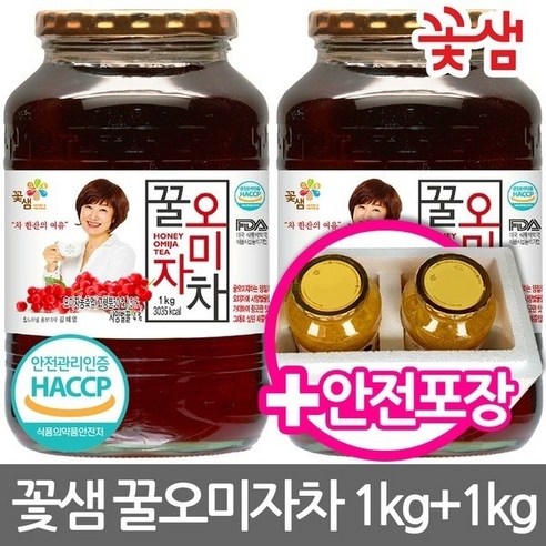 꽃샘 꿀오미자차 1kg