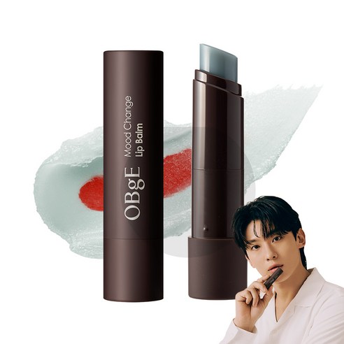 오브제 무드 체인지 립밤, 내추럴 레드, 2개, 3g