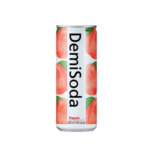 데미소다 피치 탄산음료, 250ml, 60개