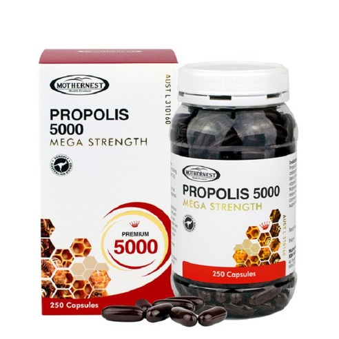 마더네스트 프로폴리스 Mega 5000mg 250정, 1개 
꿀/프로폴리스