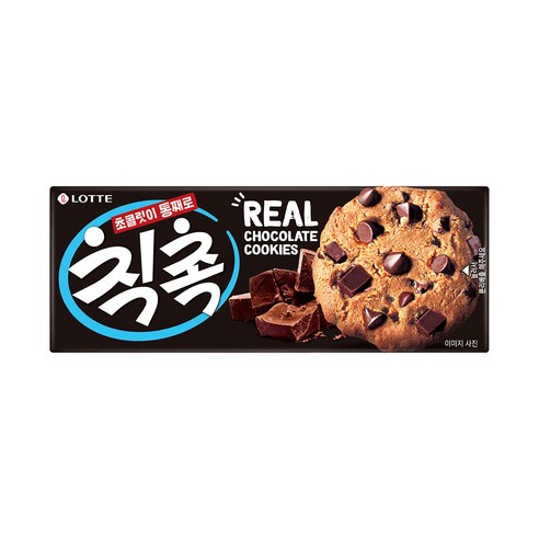 롯데제과 칙촉 오리지널 과자쿠키, 90g, 12개