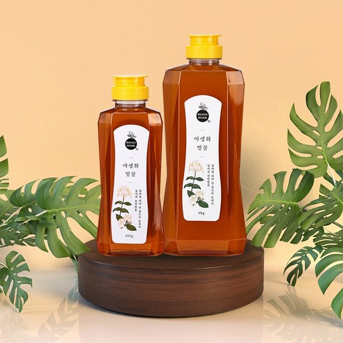 [꿀벌나라]천연벌꿀100% 허니밤 튜브형 벌꿀 (500g ), 야생화꿀-맛과향이 강하고 조금 쌉싸름한 맛, 1개