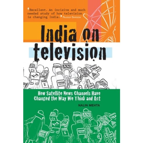 (영문도서) India On Television ( Hb ) Hardcover, HarperCollins, English, 9788172237264