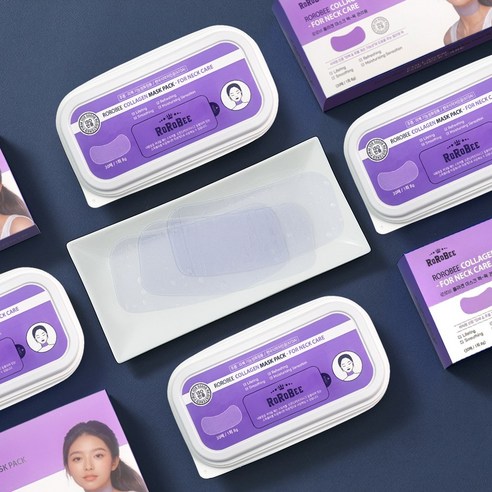 하이드로겔 목 마스크팩으로 촉촉 탱탱 목 피부 완성!