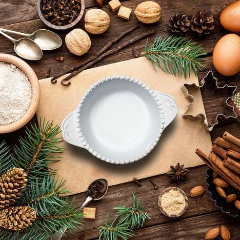 이탈리아 장인정신이 깃든 고급스러운 도자기 베이커디쉬