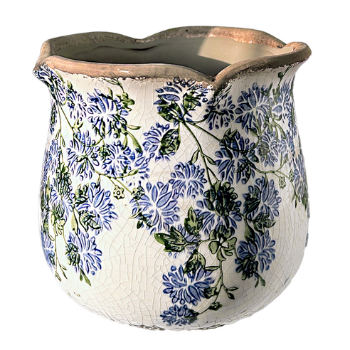 칙칙한 베란다, 바이올렛 앤틱 토분 하나로 유럽 감성 정원 만들기! 엔틱화분