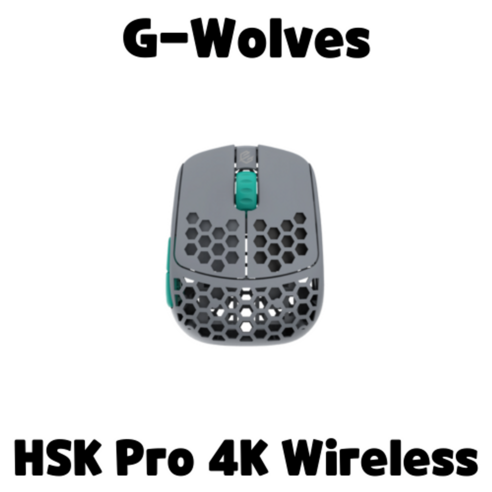 G-Wolves HSK Pro 4K 3395 무선 게이밍 마우스 29g 핑거 그립 G-Wolves HSK Pro 4K 3395 무선 게이밍 마우스 29g 핑거 그립