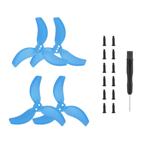 [BRDRC] DJI 아바타2 프로펠러 / Avata 2 드론 호환 경량 저소음 고효율성 악세사리, 1세트, 블루