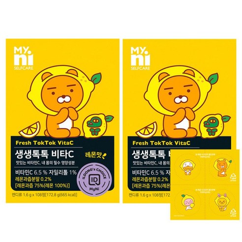 마이니 셀프케어 생생톡톡비타C 108정 2개