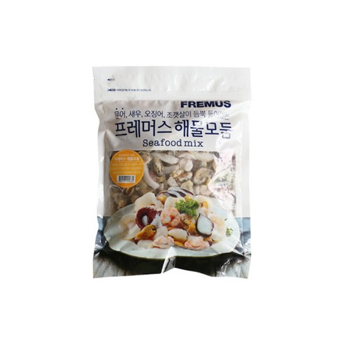 맛군 [정품]통통하고 가성비 좋은 해물 5종 믹스 해물 모듬 600g, 1팩