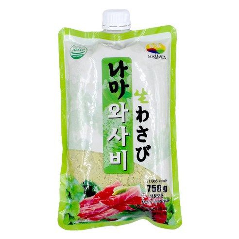 스타에프앤비 [아이스박스포함] 녹미원 생와사비(나마) 750g 고추냉이, 1개