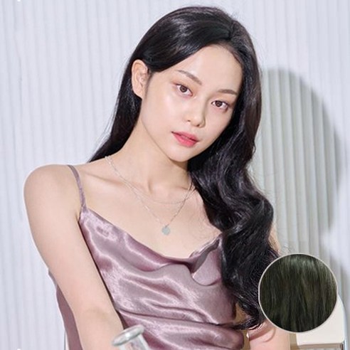 가발매니아 헤이즐 내츄럴 롱 웨이브 60cm 수제가발 프론트레이스(프리미엄 G사), 리치다크브라운