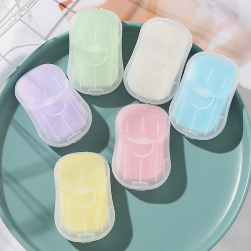 파스텔 종이비누, 언제 어디서든 깨끗하게!