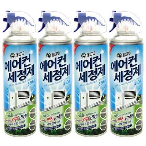 산도깨비 에어컨 세정제, 330ml, 16개