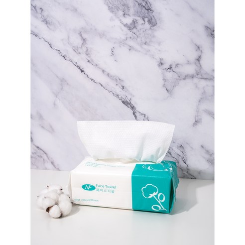 깨끗하고 위생적인 일상, 순면 100% 일회용 위생 페이스 타올로 시작하세요