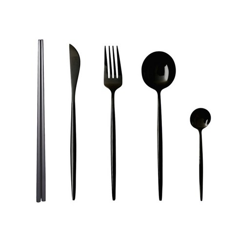 verico LUA Cutlery set 가볍고 데일리로 사용하는 노르딕스타일 커트러리 5P세트, 실버