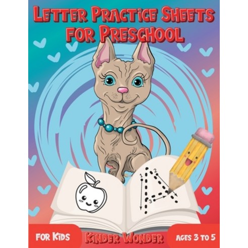 Letter Practice Sheets for Preschool for Kids Ages 3 to 5: Learning Workbook Letter and Number Traci... Paperback, Ambergree Learning Books
