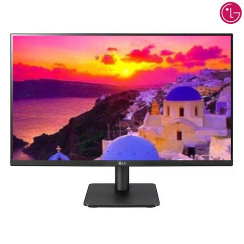 LG 24인치 24MP400 IPS패널 슬림베젤 CCTV 벽걸이 듀얼 게임 사무용 중고AA