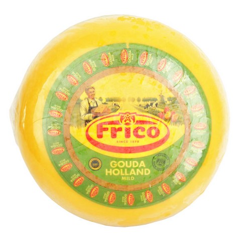 [치즈몰]프리코 마일드 고다치즈 휠 4kg (비정량), 1개