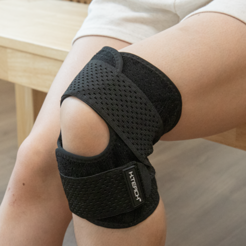 혁선생 의료용 등산 무릎보호대 Knee H-02 Black, 1개