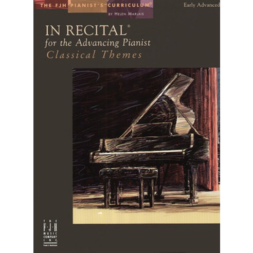(영문도서) In Recital for the Advancing Pianist--Classical Themes Paperback, Alfred Music, English, 9781569398326