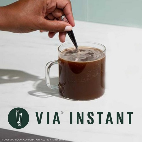 Enjoy Starbucks' iconic Italian Roast blend in the comfort of your own home with Starbucks VIA Instant Coffee.
