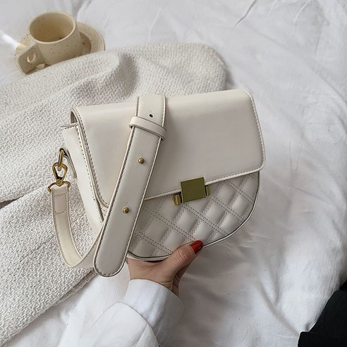 KORELAN 미니백 여성백 가을 트렌디 마름모 숄더 숄더 크로스백 서양식 안장 가방 대발