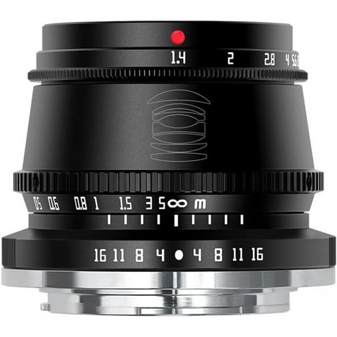 TTartisan 35mm F1.4 APSC 캐논 RF 마운트 카메라 액세서리용 수동 포커스 렌즈 R7 모델 R10 EOS RP R5 R6실버와 같이 호환 가능, Canon M mount_Black