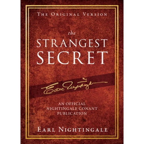 (영문도서) The Strangest Secret Paperback, Sound Wisdom, English, 9781640951082
