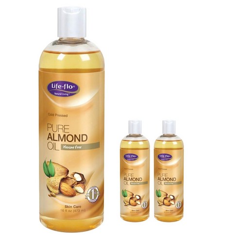 라이프플로헬스 퓨어 오일, 473ml, Almond, 3개