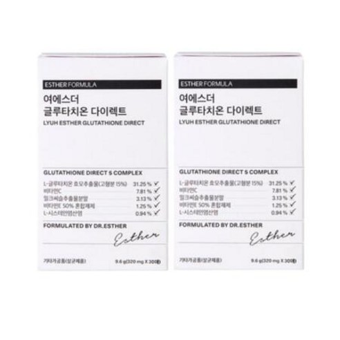 여에스더 글루타치온 다이렉트 320mg x 30매 x 2박스 (2개월분), 상세페이지 참조, 상세페이지 참조, 상세페이지 참조, 상세페이지 참조, 상세페이지 참조 Best Top3