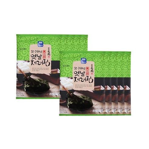 완도명가 갓 구워낸 옛날재래김(무조미) 15g 10봉