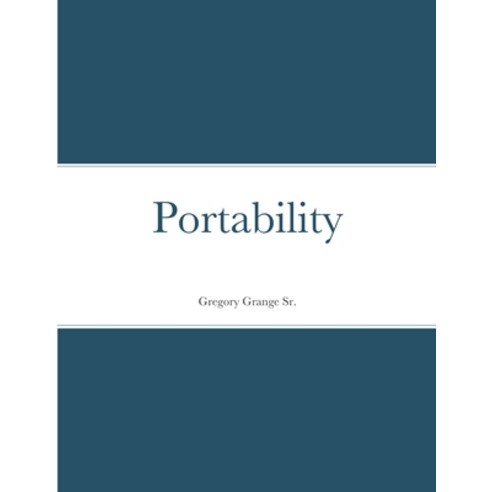 Portability Paperback, Lulu.com, English, 9781716536793