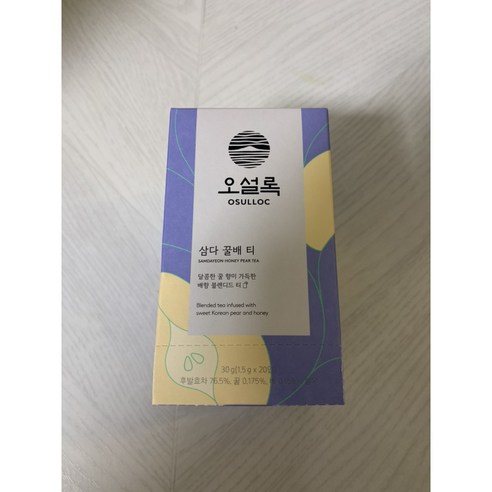 오설록 삼다 꿀배 티, 1.5g, 20개입, 1개