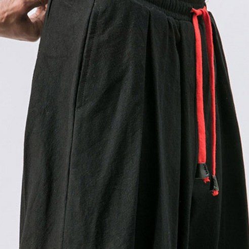 시원함과 스타일을 동시에! 여름을 쾌적하게 만들어줄 남성 아이스 하렘 조거 팬츠