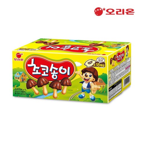 오리온 초코송이 18P(648g), 648g, 1개