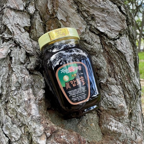 [25년 7월생산 예약판매]햇감로꿀 토종꿀 천연벌꿀 2대부자 허니팜 1.2kg, 1개