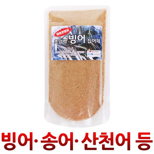 빙어 송어 산천어 집어제 바늘 채비 빙어릴 낚시릴 낚시대 얼음찌 텐트 미끼, 1개